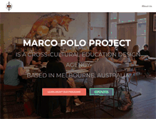 Tablet Screenshot of marcopoloproject.org
